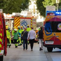 Se desmoronó un edificio en Madrid y hay al menos tres heridos y cuatro desaparecidos