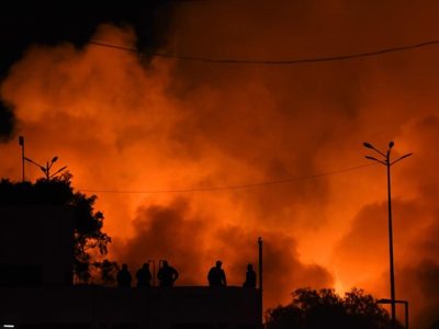 Reportan fuerte incendio en la Central de Abasto de la CDMX (Video)