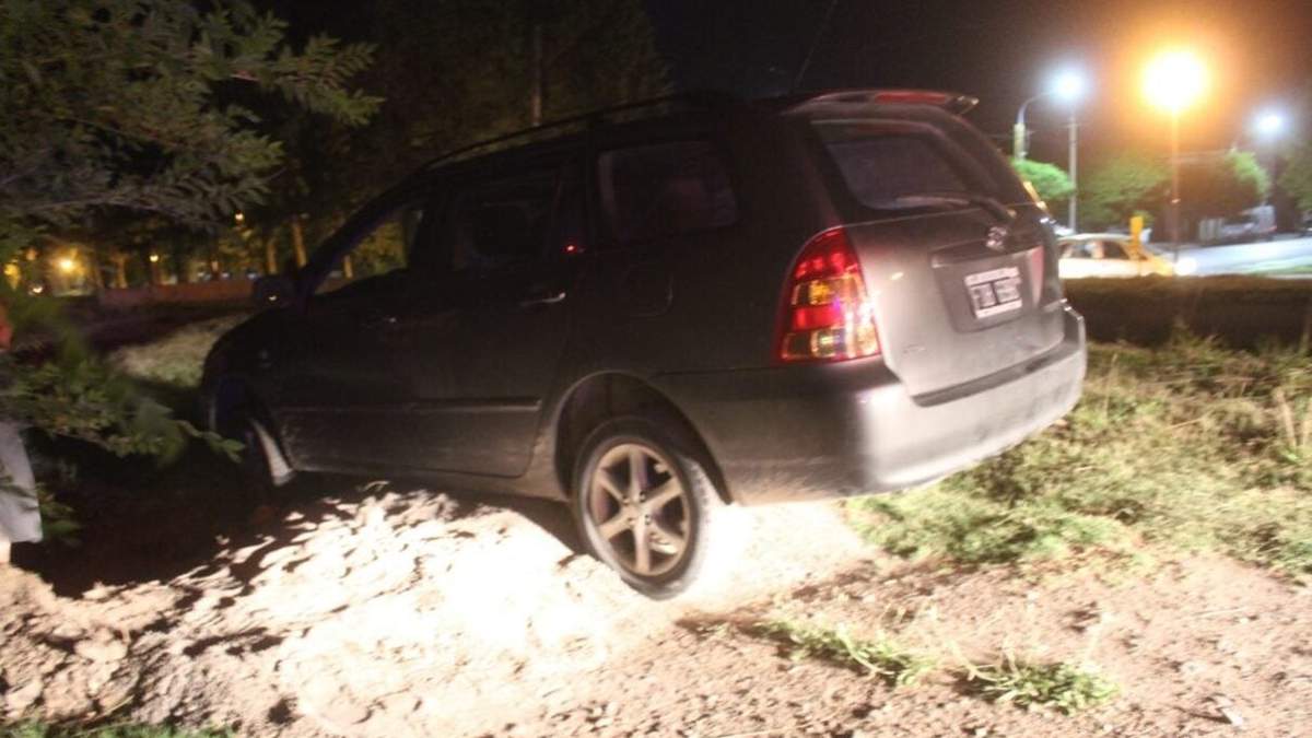 La mujer viajaba en un Toyota Corolla Fielder. Fuente: (Centenario Digital)