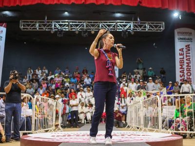 Sheinbaum responde al INE: “¿Cómo no vamos a hacer proselitismo?”