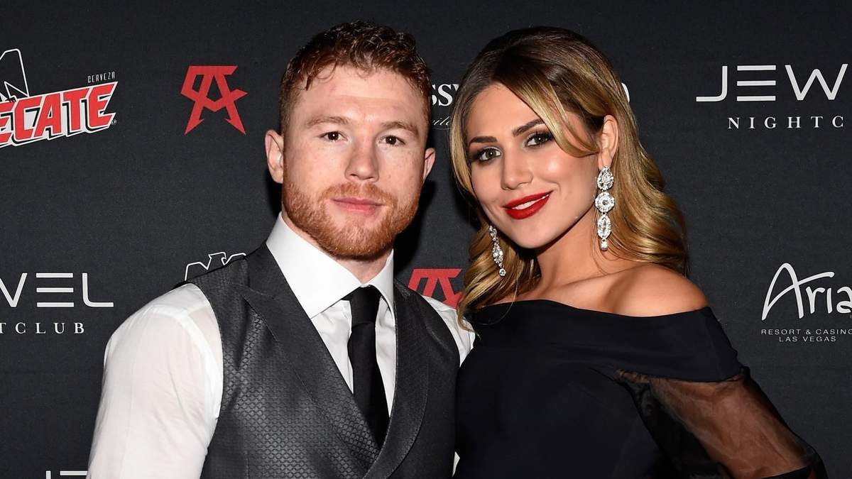 Saúl “Canelo” Álvarez y Fernanda Gómez. Fuente: (Twitter)