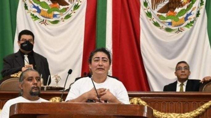 María Elvira Canchola, en el Congreso de la CDMX en noviembre 2022