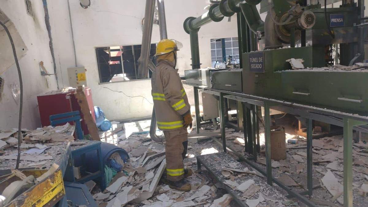 La explosión en Industrias Tecno