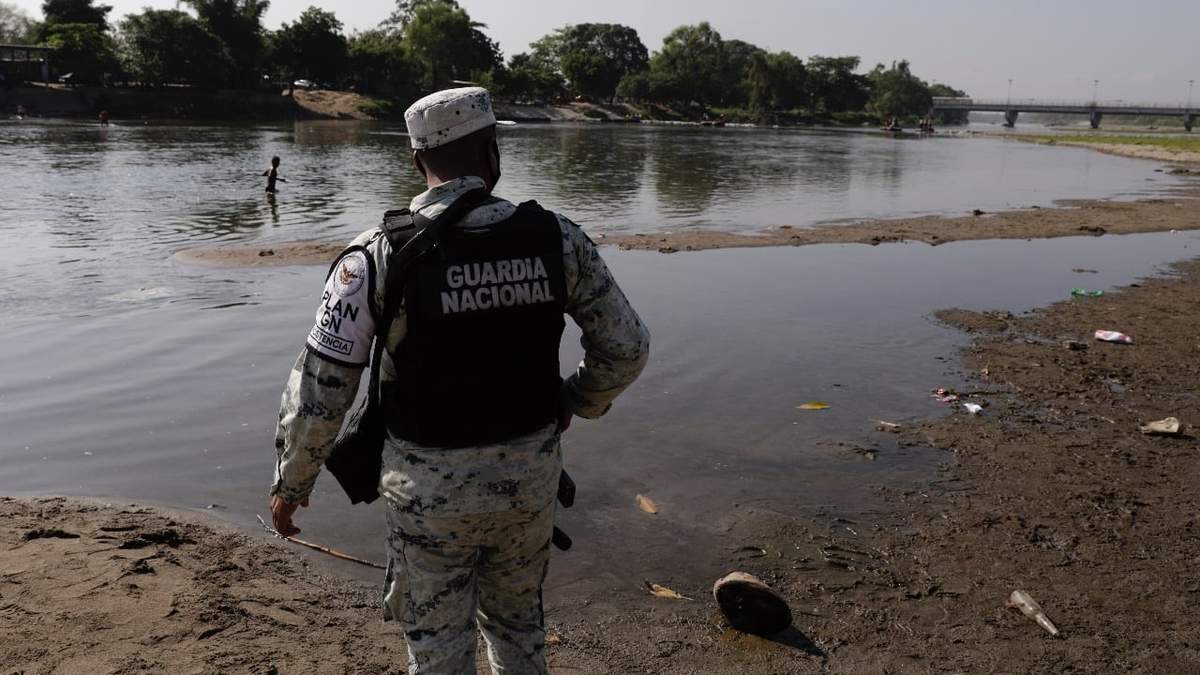 Guardia Nacional de Guatemala en la frontera