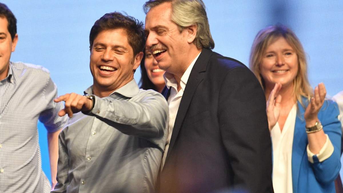 Axel Kicillof y Alberto Fernández. Fuente: (Twitter)
