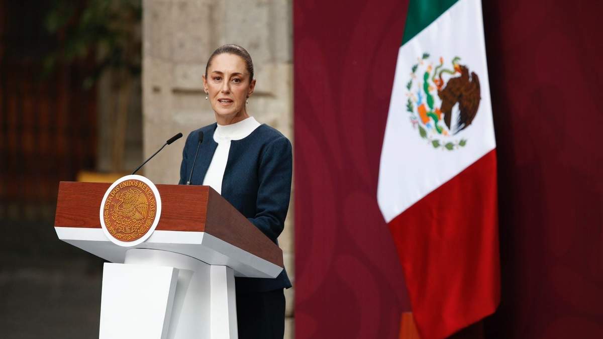 La presidenta Claudia Sheinbaum