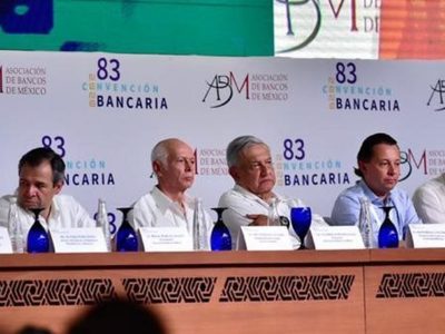 Duelo de reproches entre el líder de los banqueros y AMLO