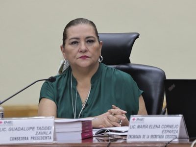 Designa Taddei a Claudia Edith Suárez Ojeda secretaria ejecutiva del Consejo General del INE