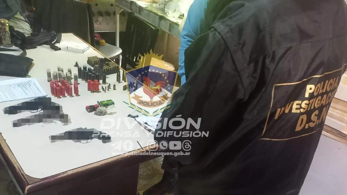 Elementos secuestrados. Fuente: (Policía de Neuquén)