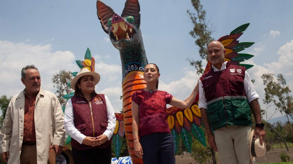 Sheinbaum inaugura el Parque Lineal “Ave Fénix” en la alcaldía Venustiano Carranza