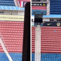 Estadio Ciudad de los Deportes ya luce colores azulcrema previo al debut del América