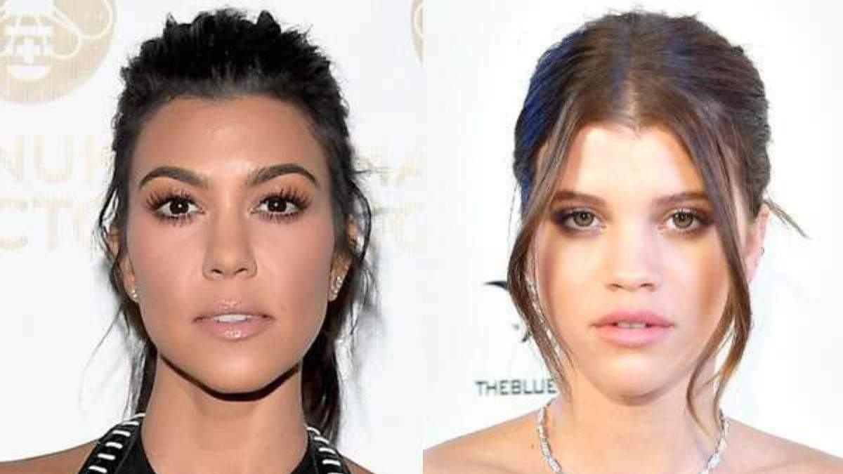 Sofia Richie y Kourtney Kardashian. Fuente: (Twitter)
