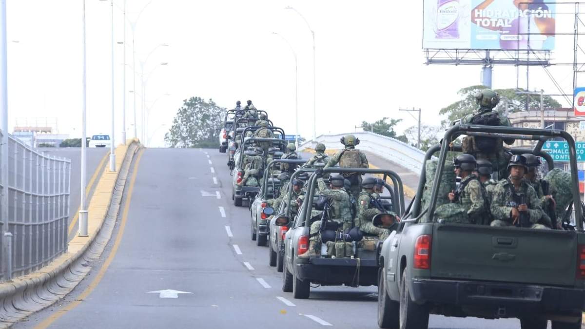 Elementos del Ejército se movilizan para reforzar la seguridad en Tabasco