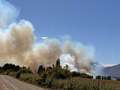 Organismos de la provincia de Chubut lograron contener el incendio forestal en el oeste de Cholila