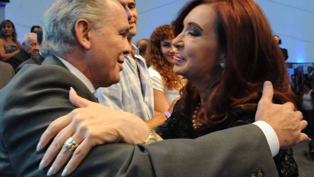 Alejandro Sabella y Cristina Fernández. Fuente: (Twitter)