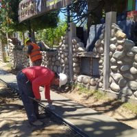 Villa Pehuenia: avanza la obra del Paseo comercial Las Araucarias