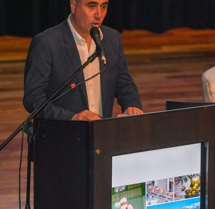 Laugero reclamó mejoras de competitividad e infraestructura para el desarrollo de la actividad económica.