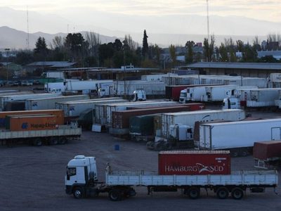 Más 600 los camiones ya esperan para pasar a Chile