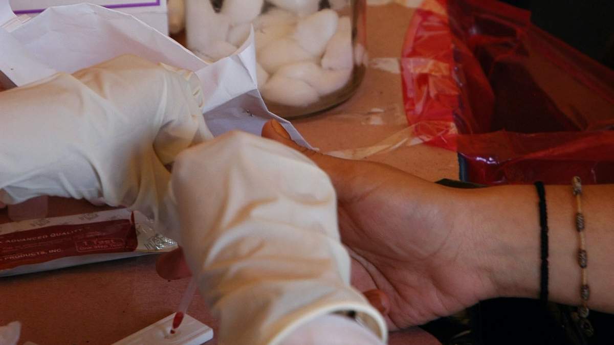 Aplicación de prueba para VIH