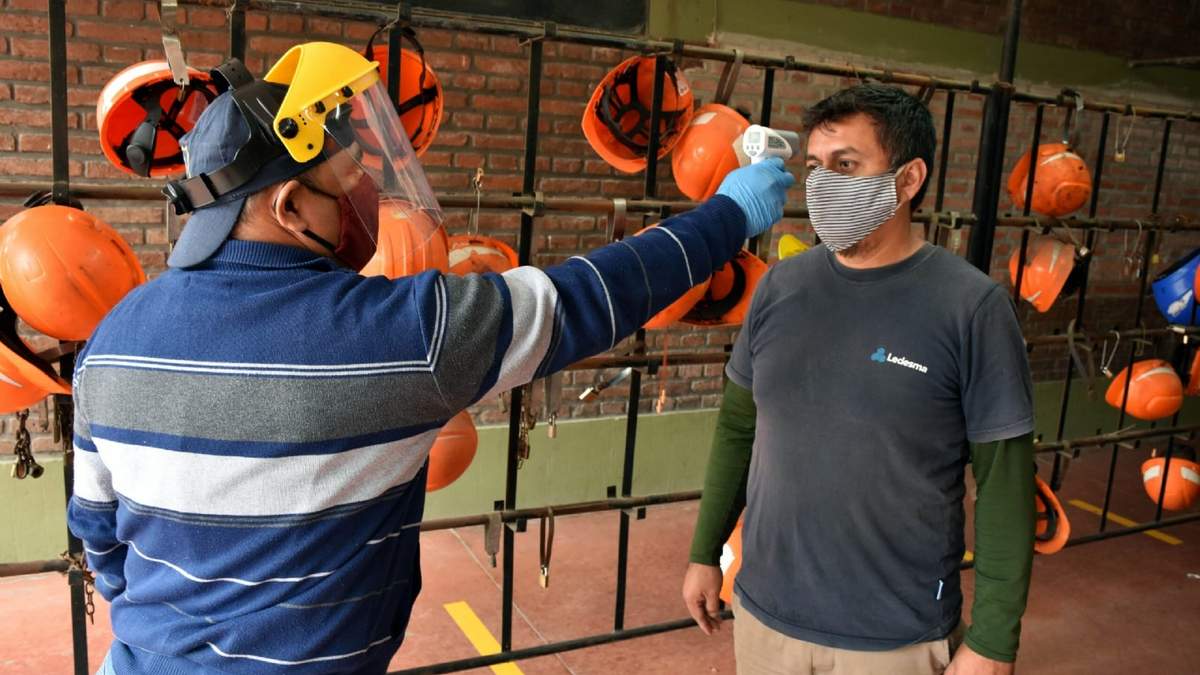 Trabajadores del Ingenio Ledesma. Fuente: (Twitter)