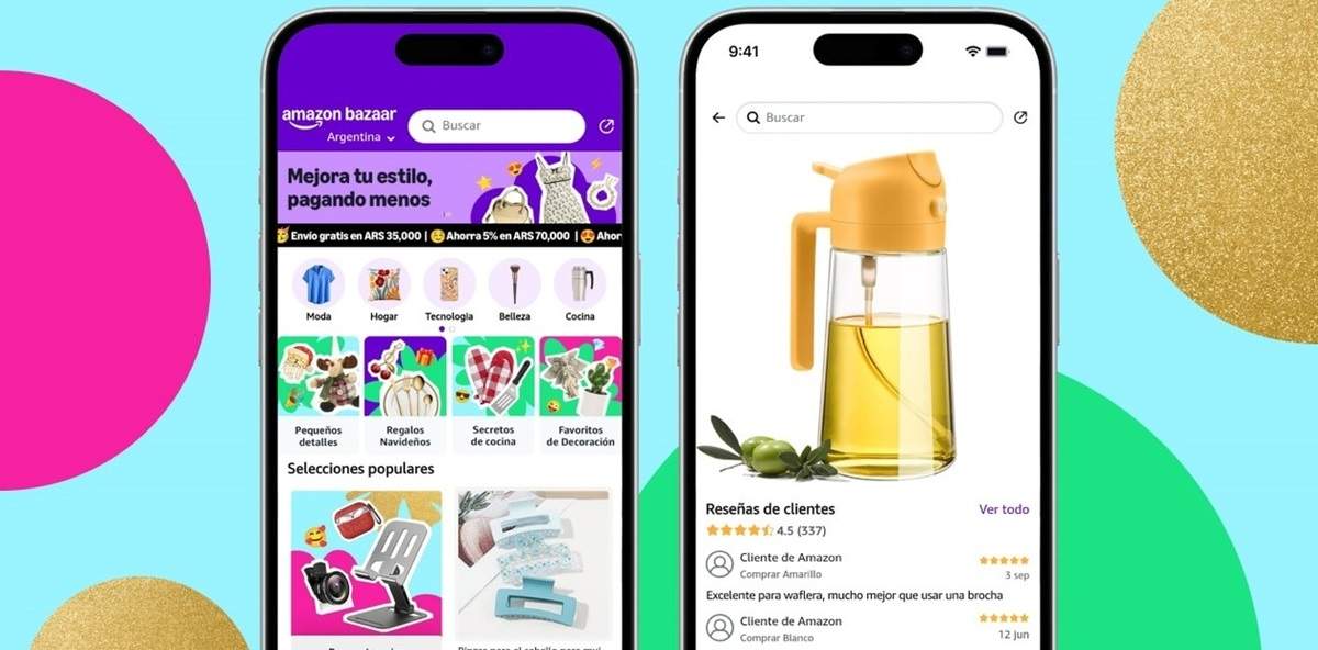 Llegó Amazon Bazaar a la Argentina.