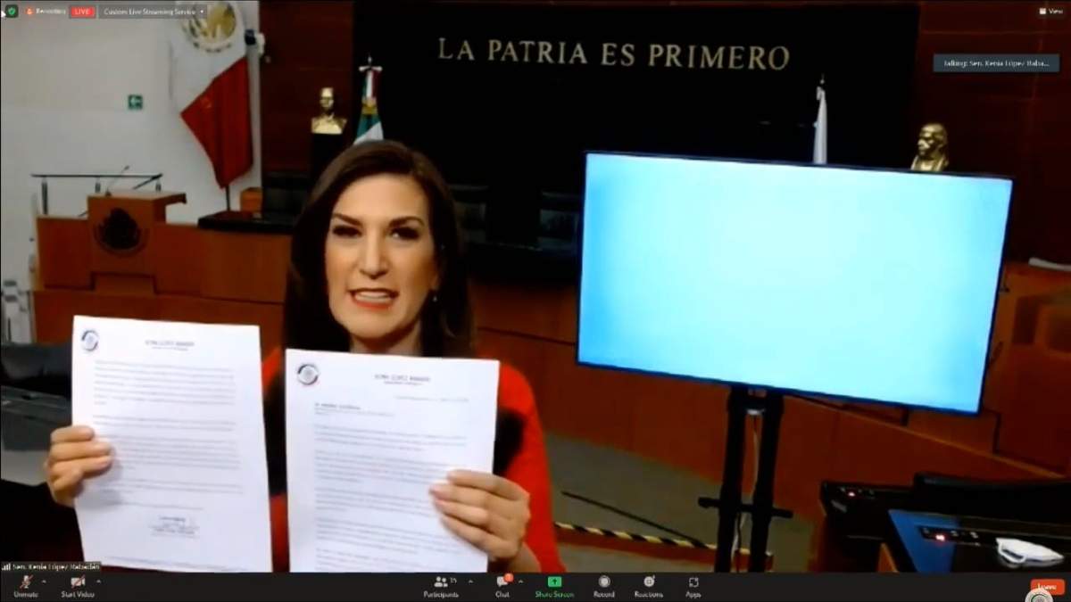 Kenia López, senadora panista