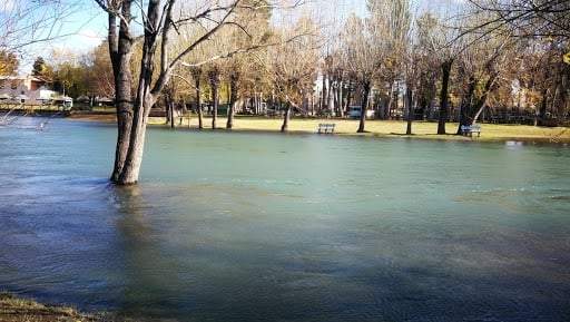 Búsqueda en el río Limay. Fuente: (Twitter)