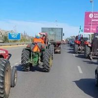Productores realizaron un tractorazo en Río Negro