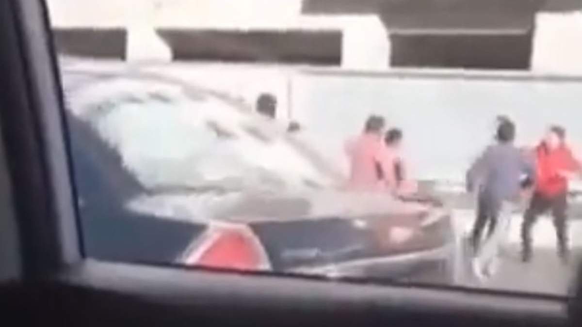 Momento de la agresión