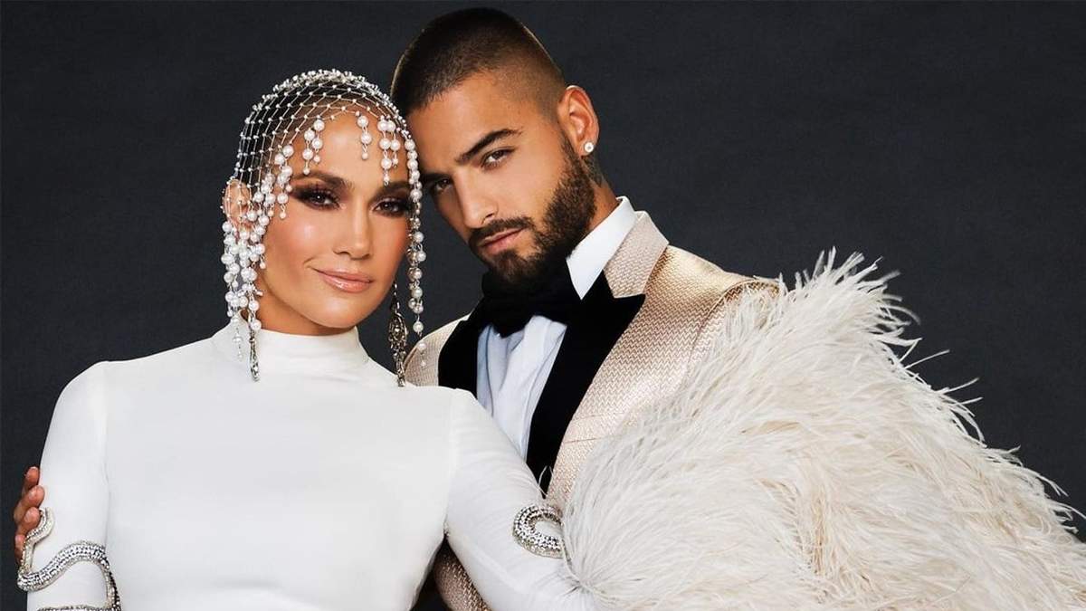 Jennifer López y Maluma. Fuente: (Instagram @maluma)