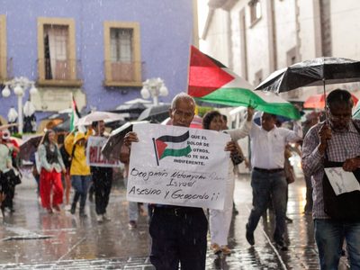 “Exigimos alto al genocidio en Gaza”: cientos marchan en Morelos para apoyar a Palestina