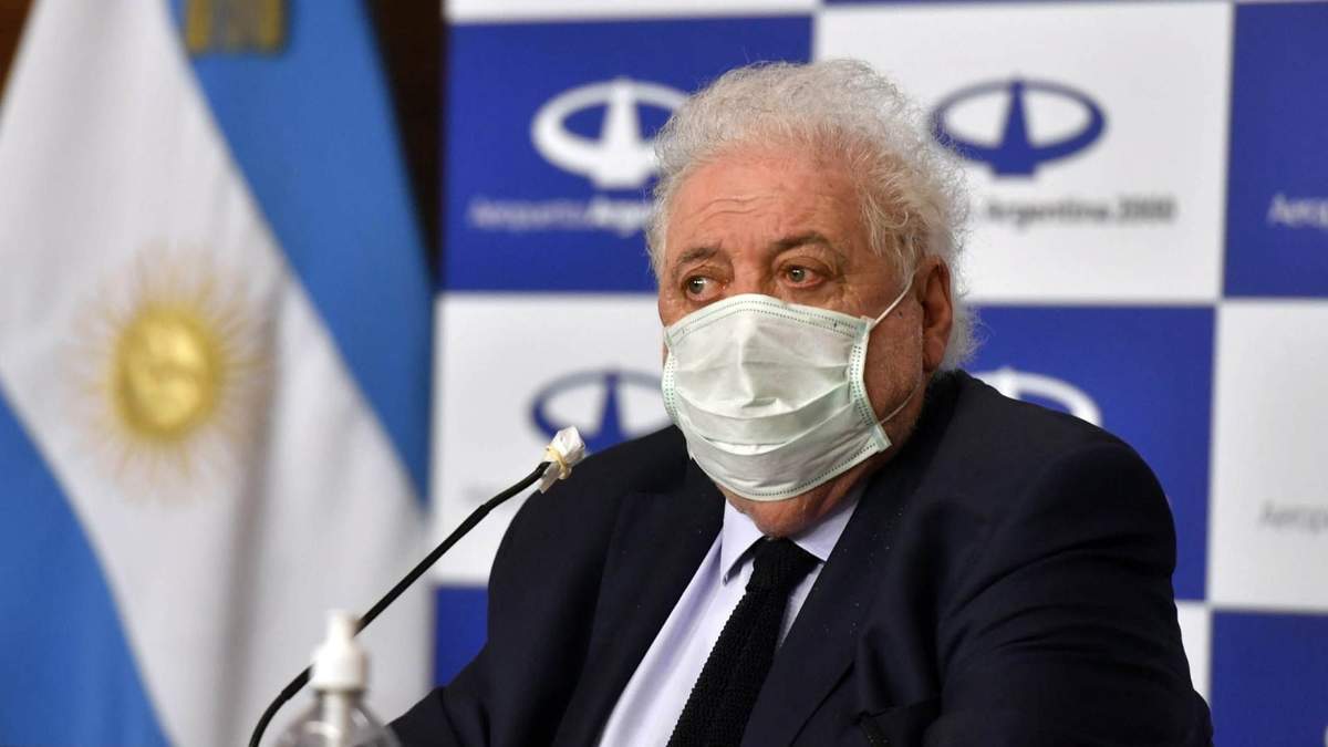 Ginés González García, Ministro de Salud de la Nación. Fuente: (Twitter)