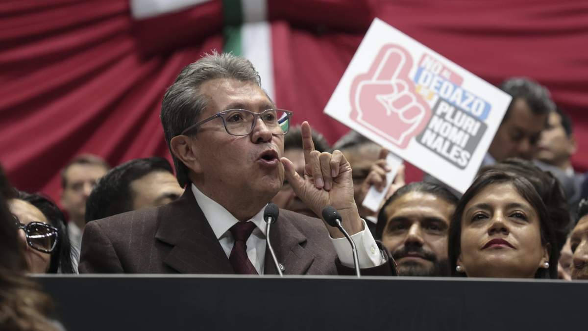 El presidente de la Junta de Coordinación Política, Ricardo Monreal