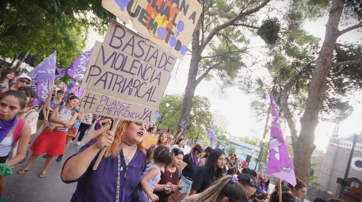 Manifestación contra la violencia de género. Fuente: (Facebook)