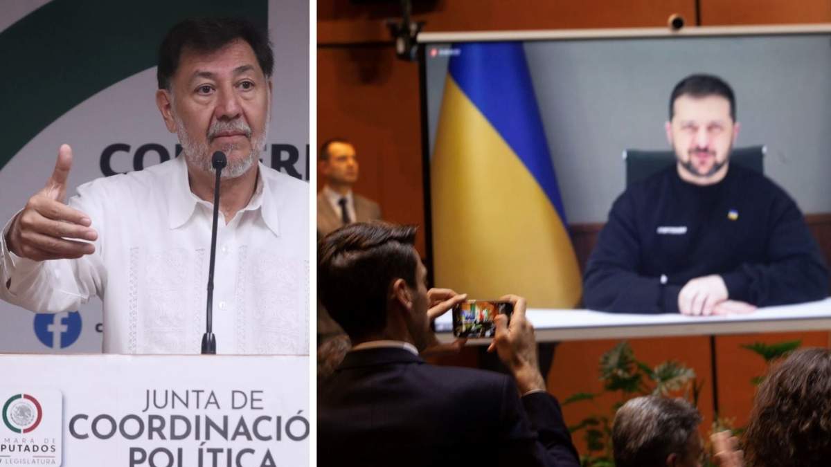 Gerardo Fernández Noroña repudió la invitación de diputados al presidente de Ucrania