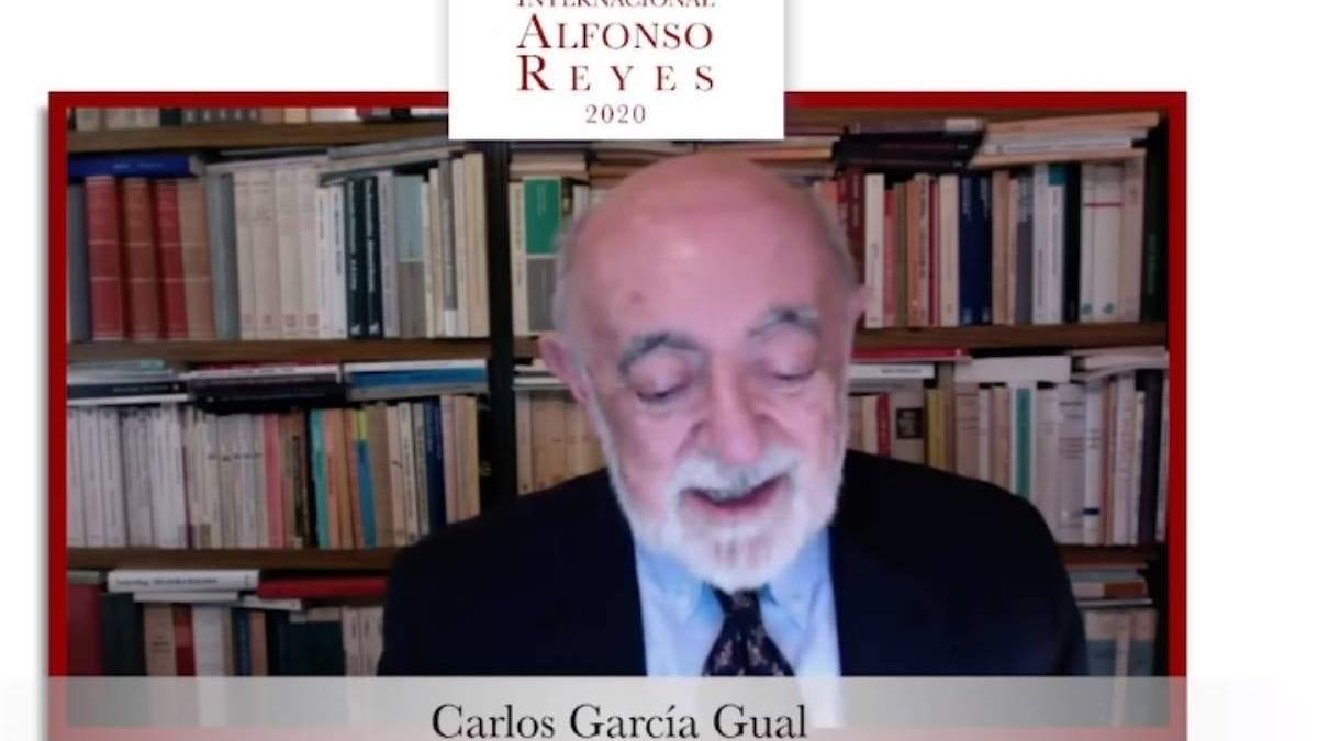 El escritor Carlos García Gual. Foto: video INBAL