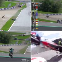 El tremendo accidente que se vivió en el Gran Premio de Austria de MotoGP