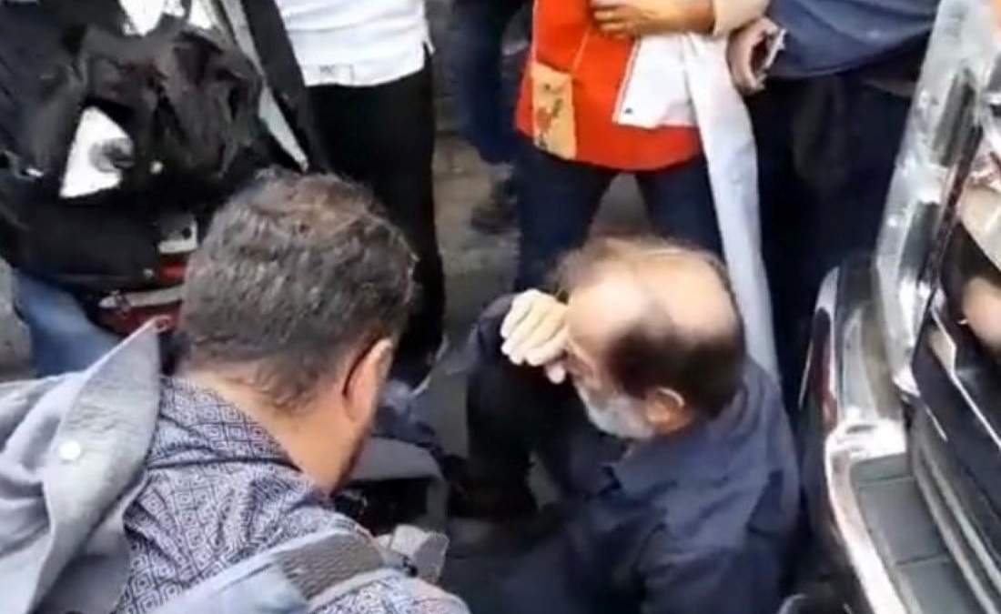 Epigmenio Ibarra se desvanece durante marcha del 27 de noviembre de 2022 en apoyo a López Obrador