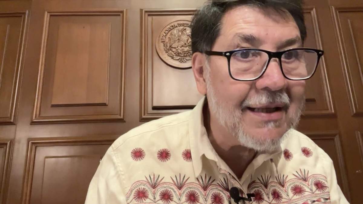 El senador morenistas en su transmisiòn