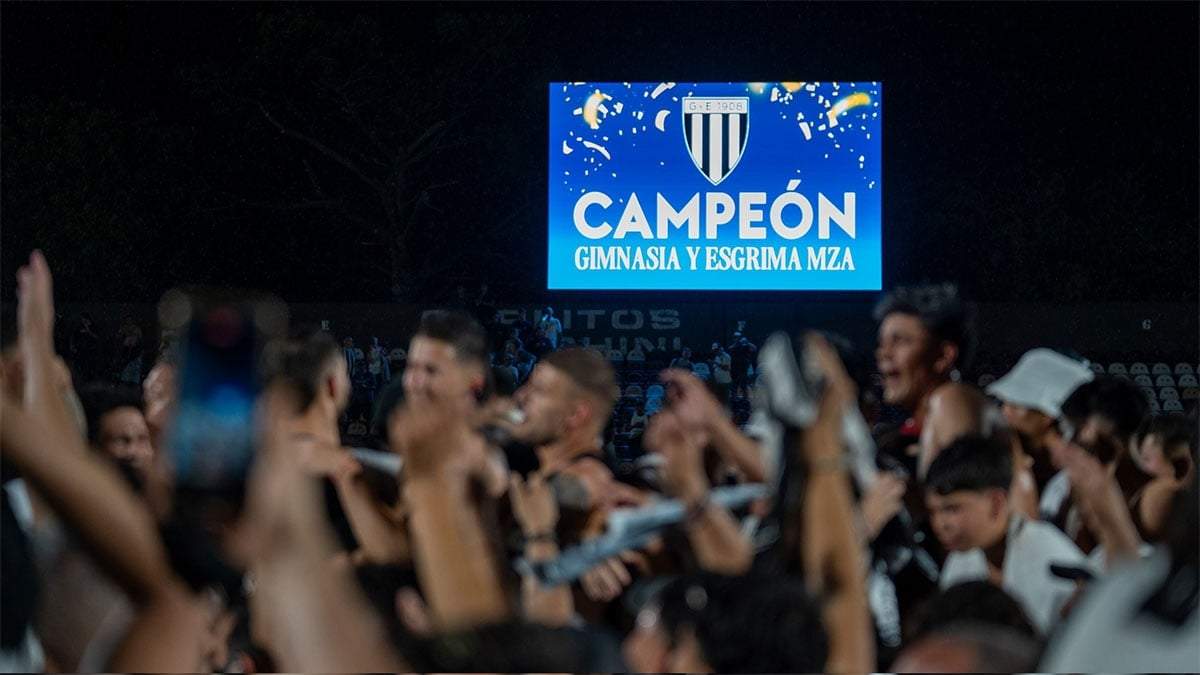 Gimnasia y Esgrima de Mendoza, campeón de la Primera Nacional 2025.
