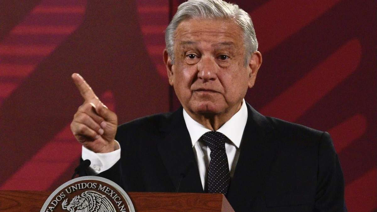 El presidente durante la conferencia matutina de este lunes