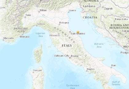 Terremoto en Italia
