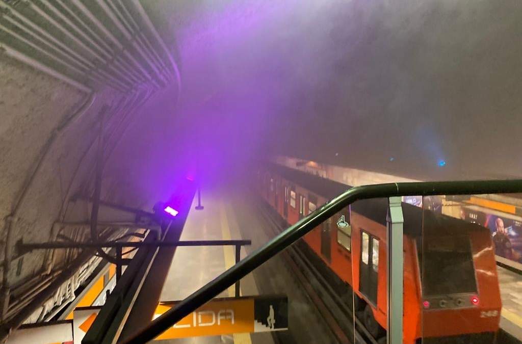 Percance en el Metro