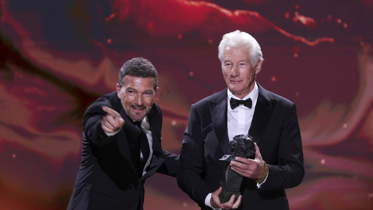 Antonio Banderas y Richard Gere en la gala de los Goya