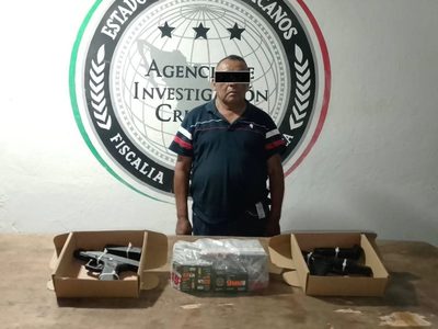Detienen en Chiapas a exintegrante del Ejército que pretendía comercializar con armas