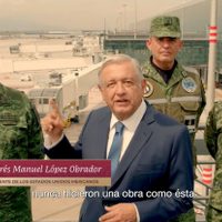 4o informe: AMLO aparece con militares y dice que el AIFA es el mejor de América Latina