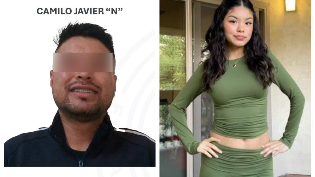 Camilo Javier "N" y la tiktoker Kenia Guardado Molina