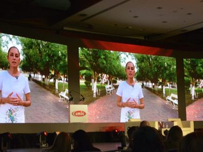 Segundo abucheo de empresarios a Sheinbaum: envió video en lugar de asistir a su congreso
