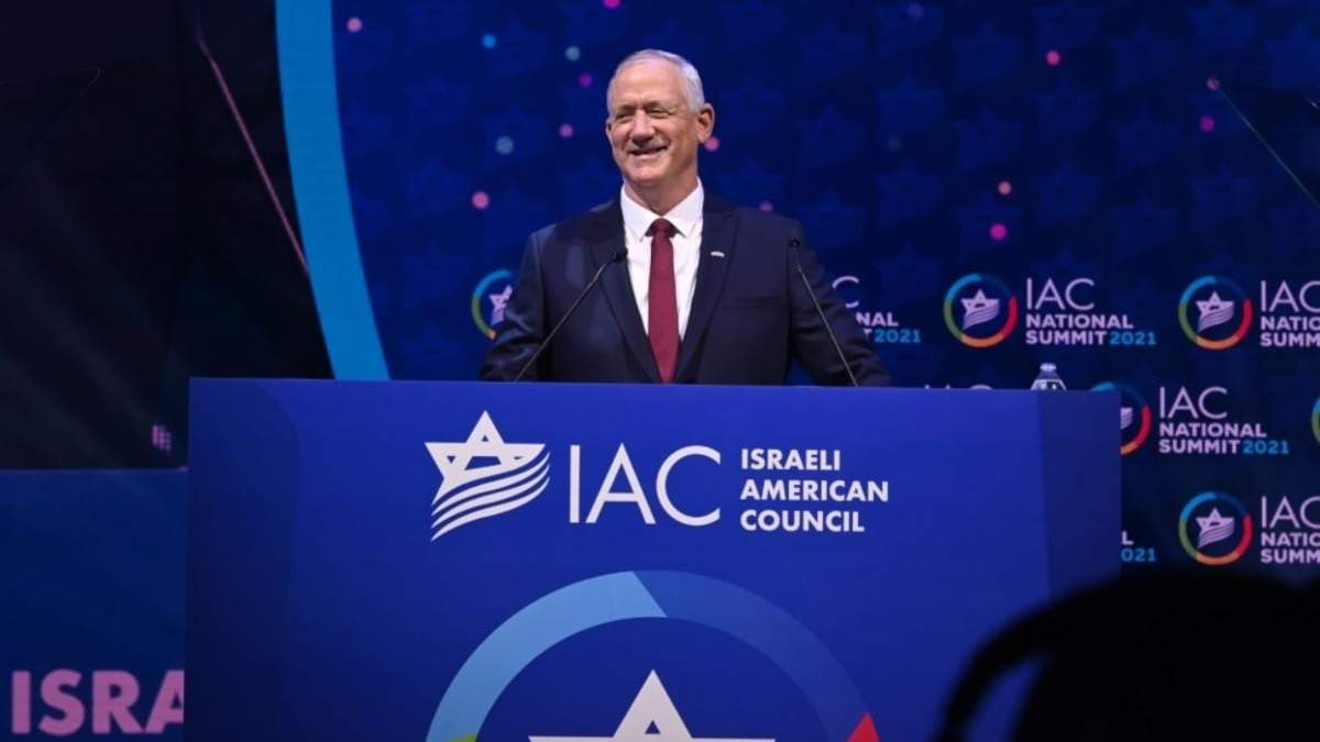 El ministro de Defensa de Israel, Benjamin Gantz