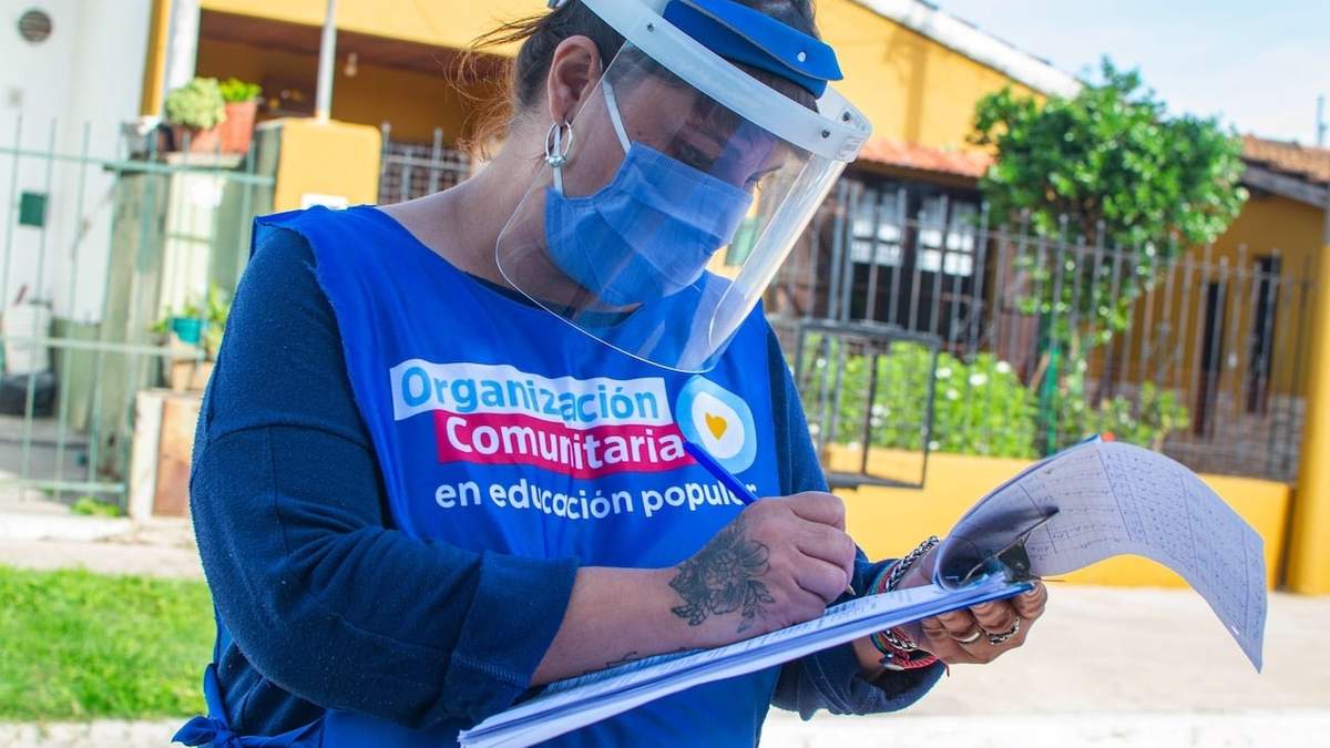 Personal del operativo de Salud Comunitaria. Fuente: (Twitter)